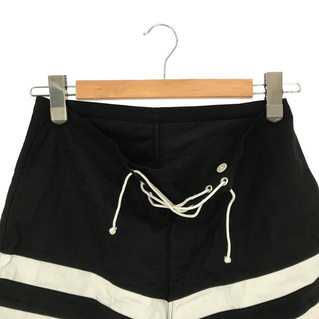 【新品】 NALUTO TRUNKS / ナルトトランクス | PICASO BORDER WALK SHORTS ピカソボーダー ショーツ ハーフパンツ | 28 | ブラック/ホワイト | メンズ