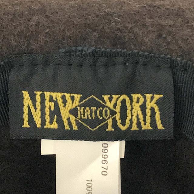NEW YORK HAT(ニューヨークハット)のNEW YORK HATCO. / ニューヨークハット | USA製 スエードリボン ウール ハット | ブラウン | メンズ メンズの帽子(その他)の商品写真