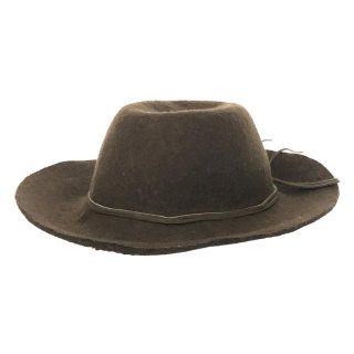 ニューヨークハット(NEW YORK HAT)のNEW YORK HATCO. / ニューヨークハット | USA製 スエードリボン ウール ハット | ブラウン | メンズ(その他)