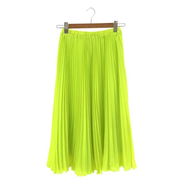 【美品】 Thomas magpie / トーマスマグパイ | Long Pleats neon color Skirt ロング プリーツ ネオン  カラー スカート | 36 | イエロー | レディース | フリマアプリ ラクマ