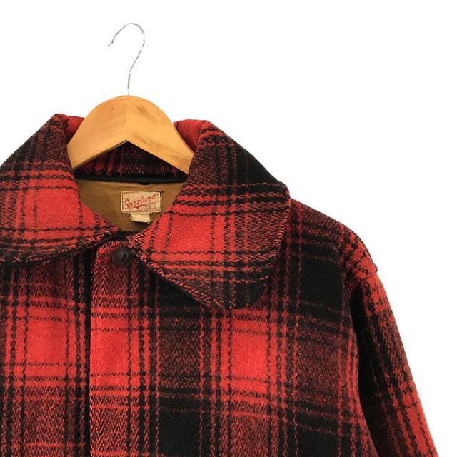 VINTAGE / ヴィンテージ 古着 | 推定1950s~ | FOR TOWN Sportswear AND COUNTRY バッファローブレイド マッキーノ ハンティング ジャケット | 40 | レッド | メンズ