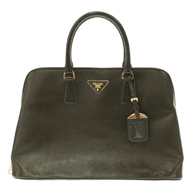 トートバッグ【新品】  PRADA / プラダ | SAFFIANO LUX サフィアーノ レザー ボリード ハンド トート バッグ 保存袋有 | ‐ | オリーブ | レディース