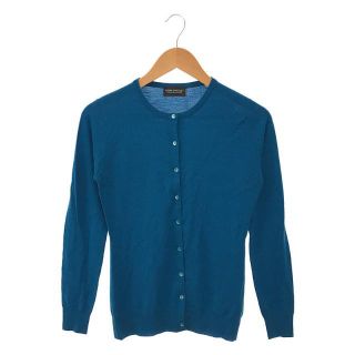 ジョンスメドレー(JOHN SMEDLEY)の【美品】  JOHN SMEDLEY / ジョンスメドレー | メリノウール ハイゲージ ニット カーディガン | S | ブルー | レディース(カーディガン)