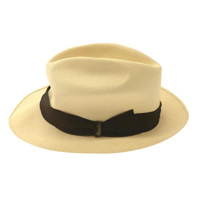 Borsalino(ボルサリーノ)の【新品】  Borsalino / ボルサリーノ | イタリア製  天然草 パナマハット 麦わら帽子 beige | 58 | ベージュ/ブラウン | メンズ メンズの帽子(その他)の商品写真