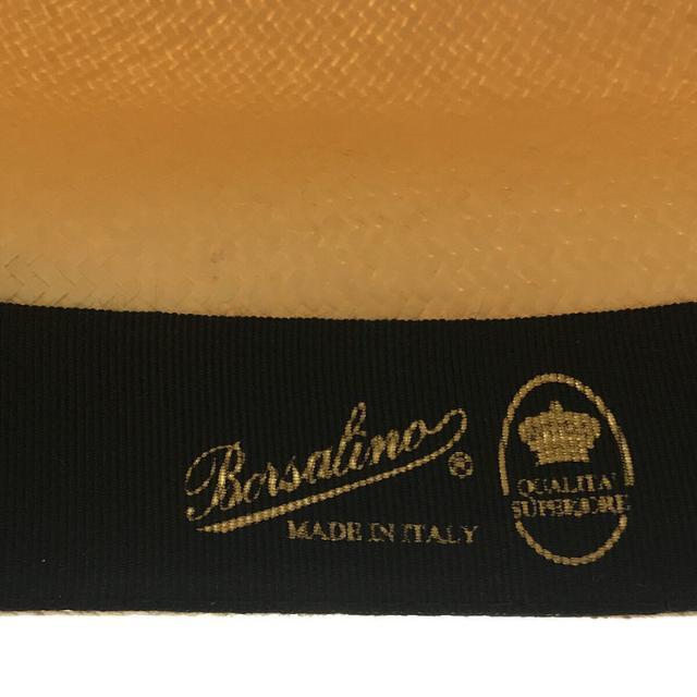 Borsalino(ボルサリーノ)の【新品】  Borsalino / ボルサリーノ | イタリア製  天然草 パナマハット 麦わら帽子 beige | 58 | ベージュ/ブラウン | メンズ メンズの帽子(その他)の商品写真