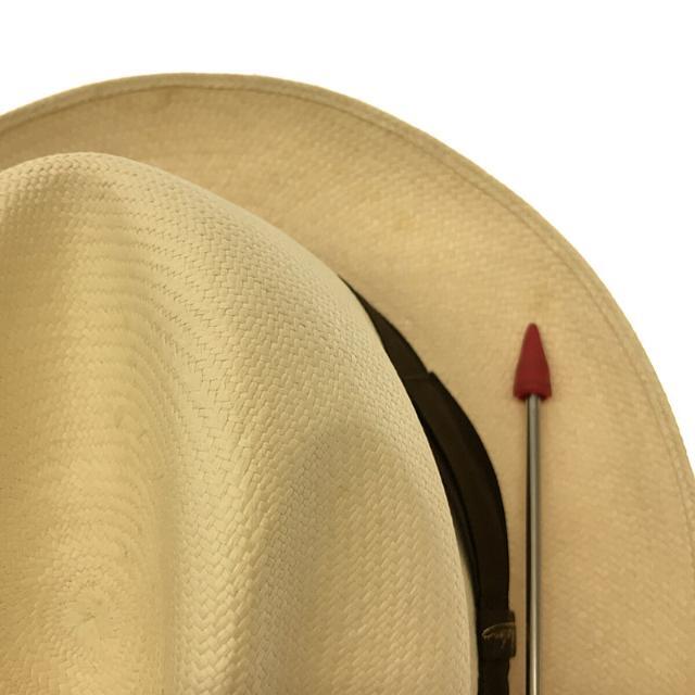 Borsalino(ボルサリーノ)の【新品】  Borsalino / ボルサリーノ | イタリア製  天然草 パナマハット 麦わら帽子 beige | 58 | ベージュ/ブラウン | メンズ メンズの帽子(その他)の商品写真