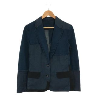 アクネストゥディオズ(Acne Studios)のAcne Studios / アクネ ストゥディオズ | デニム パッチワーク 2B テーラード ジャケット | 34 | インディゴ | レディース(その他)