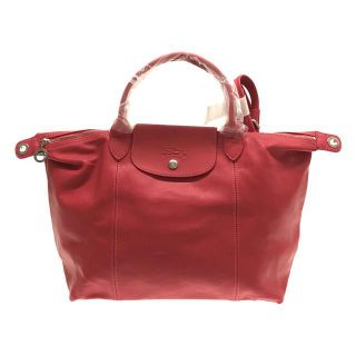 ロンシャン(LONGCHAMP)の【新品】  Longchamp / ロンシャン | 2way  LE PLIAGE CUIR 1515 ショルダー付き レザー ハンド バッグ 保存袋有 | FREE | ピンク | レディース(ハンドバッグ)