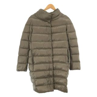 ヘルノ(HERNO)のHERNO / ヘルノ | LONG DOWN COAT スタンドカラー ロング ダウン コート | 42 | カーキベージュ | レディース(その他)