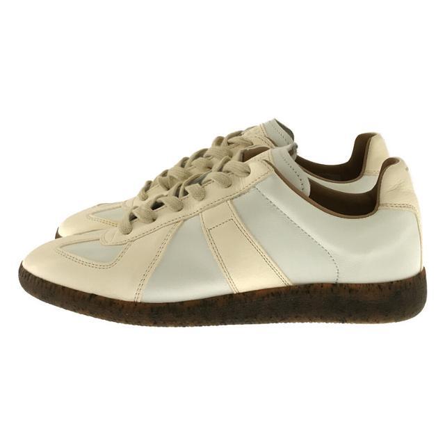 【新品】  Maison Margiela / メゾンマルジェラ | Replica Sneakers GERMAN TRAINER レプリカ スニーカー ジャーマントレーナー レザー シューズ  white | 38 | ホワイト | レディース