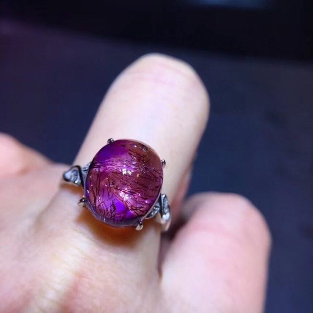 高級】天然スーパーセブン リング s925 18.8×11.6mm www.bistro-regent.fr