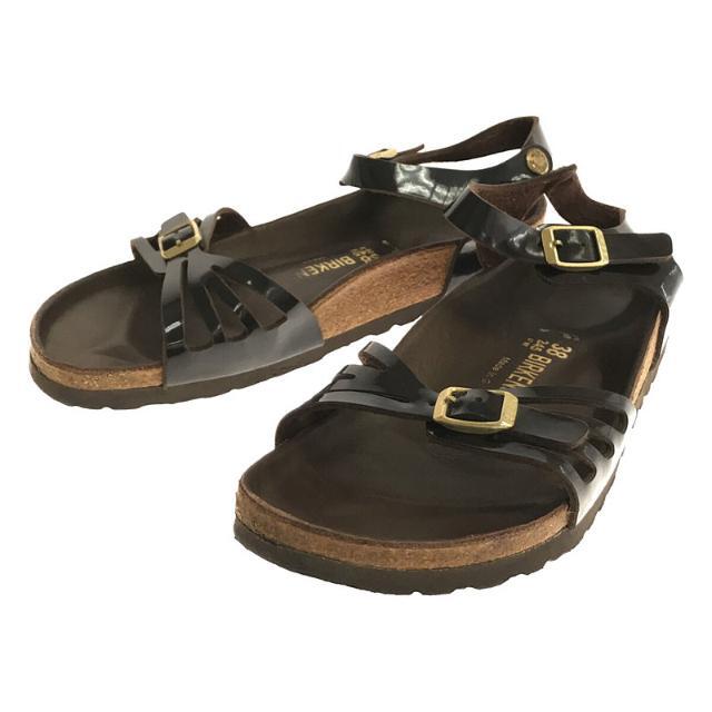 BIRKENSTOCK / ビルケンシュトック | Bali パテントレザー ストラップ サンダル | 38 | ブラウン | レディース | フリマアプリ ラクマ