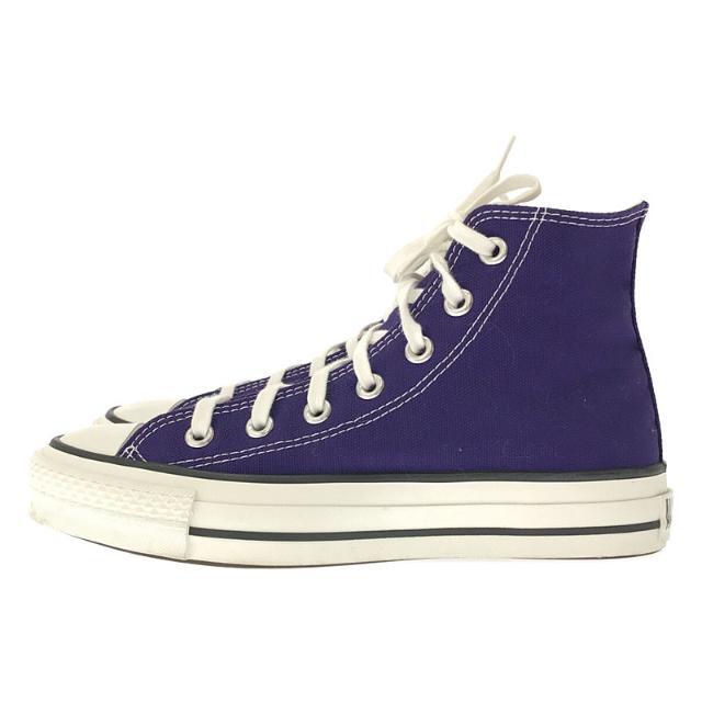 CONVERSE(コンバース)の【新品】  CONVERSE / コンバース |  日本製 ALL STAR J HI オールスター キャンバス ハイカット スニーカー | 4 1/2 | パープル | レディース レディースの靴/シューズ(スニーカー)の商品写真