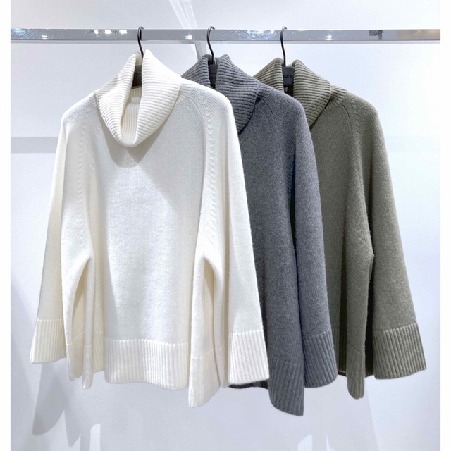 Theory 21aw プルオーバーニット 150アイボリー-