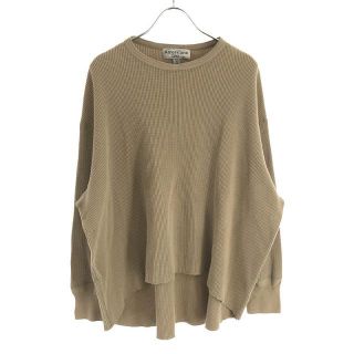 アメリカーナ(AMERICANA)のAmericana / アメリカーナ | ×DEUXIEME CLASSE  THERMAL サーマル プルオーバー カットソー | F | ベージュ | レディース(Tシャツ(長袖/七分))