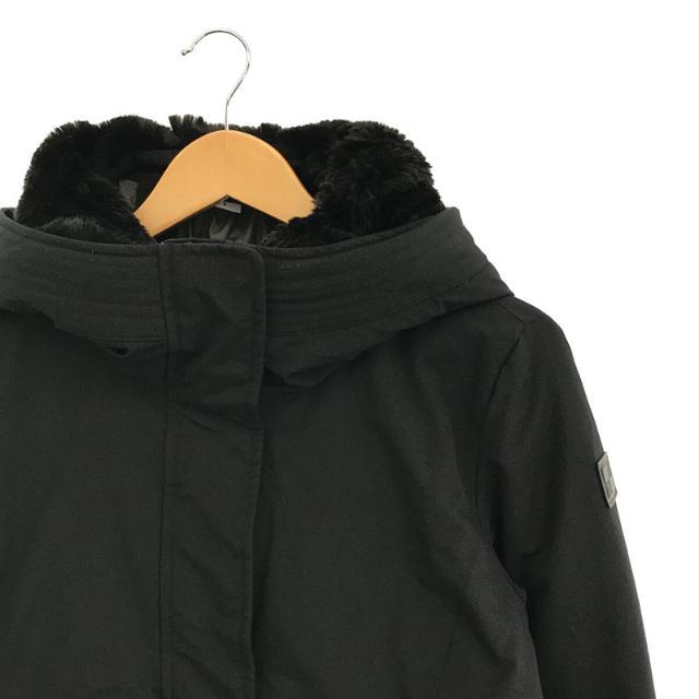 【美品】 WOOLRICH / ウールリッチ | 60/40クロス ファーフード付き フルジップ ダウン ジャケット ロクヨンクロス | S | ブラック | レディース