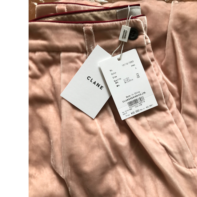 MINAMI TANAKA×CLANE COLORLINE VELORPANTS 【ネット限定】 65.0%OFF