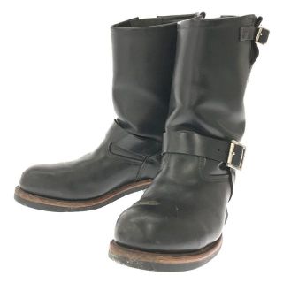 レッドウィング(REDWING)のRED WING / レッドウイング | 2268 11' ENGINEER BOOTS スティールトゥ レザー エンジニアブーツ | 8 1/2 | ブラック | メンズ(ブーツ)