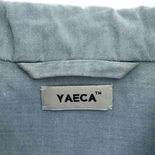 YAECA(ヤエカ)のYAECA / ヤエカ | コットン オープンカラー プルオーバー ロング シャツ | M | ブルー | レディース レディースのワンピース(ロングワンピース/マキシワンピース)の商品写真