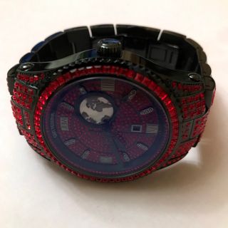 新品未使用★激安出品★レッドサファイアパヴェ腕時計ブランド時計JBW(腕時計(アナログ))