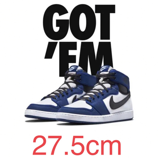 ナイキ(NIKE)のAIR JORDAN 1 KO STORM BLUE 27.5 新品(スニーカー)