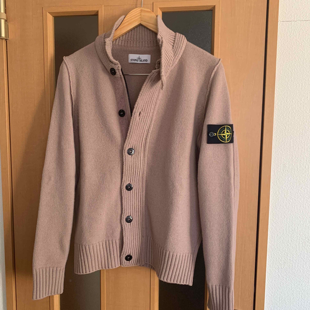 STONE ISLAND - STONE ISLAND S pink スタンドカラー ウール