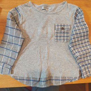 エーキャンビー(A CAN B)のgrisflanelle　キッズ長袖Tシャツ　S 90サイズ(Tシャツ/カットソー)