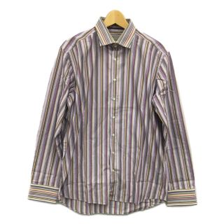 エトロ(ETRO)の美品 エトロ ETRO マルチストライプシャツ    メンズ 41(シャツ)