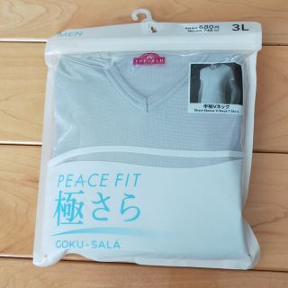 イオン(AEON)の極さら 半袖Vネック 3ｌ(Tシャツ/カットソー(半袖/袖なし))