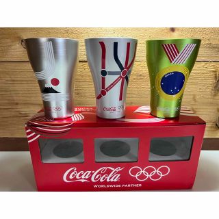 コカコーラ(コカ・コーラ)のコカコーラ　オリンピック協賛記念アルミタンブラー(記念品/関連グッズ)