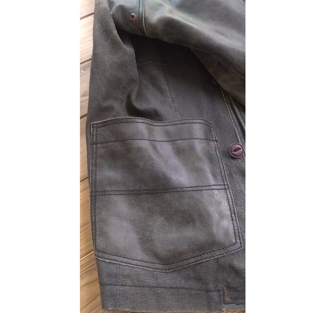 DIESEL(ディーゼル)の値下げ⭐ディーゼル⭐袖牛革製デニムジャケット メンズのジャケット/アウター(Gジャン/デニムジャケット)の商品写真