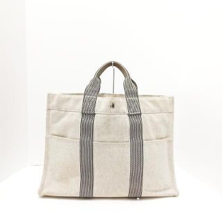 Hermes - エルメス トートバッグ アイボリー×黒の通販 by ブランディア