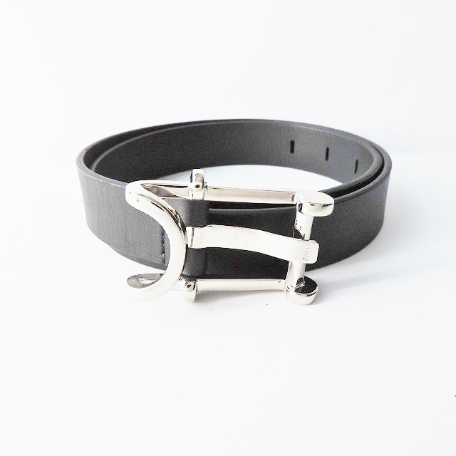 FENDI(フェンディ) ベルト - 黒×シルバー 見逃せない 8976円 www