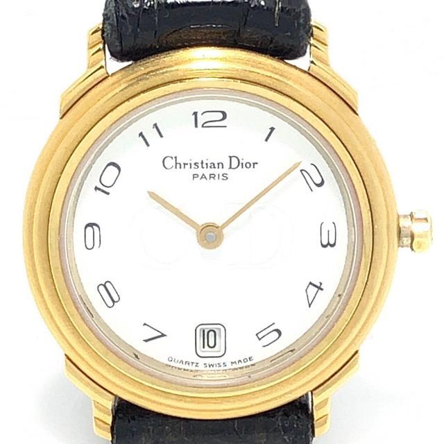Christian Dior(クリスチャンディオール)のディオール 腕時計 48.122.2 レディース 白 レディースのファッション小物(腕時計)の商品写真