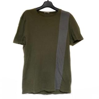 おそらく未使用 ボッテガヴェネタ ヘンリーネック 半袖 Tシャツ 44 Tシャツ/カットソー(半袖/袖なし) 日本正規輸入品