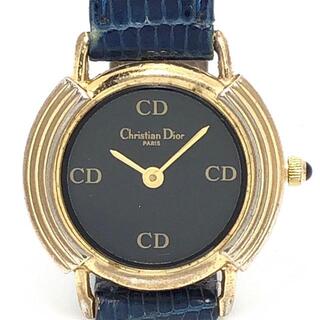 クリスチャンディオール(Christian Dior)のディオール 腕時計 - メンズ 黒(その他)