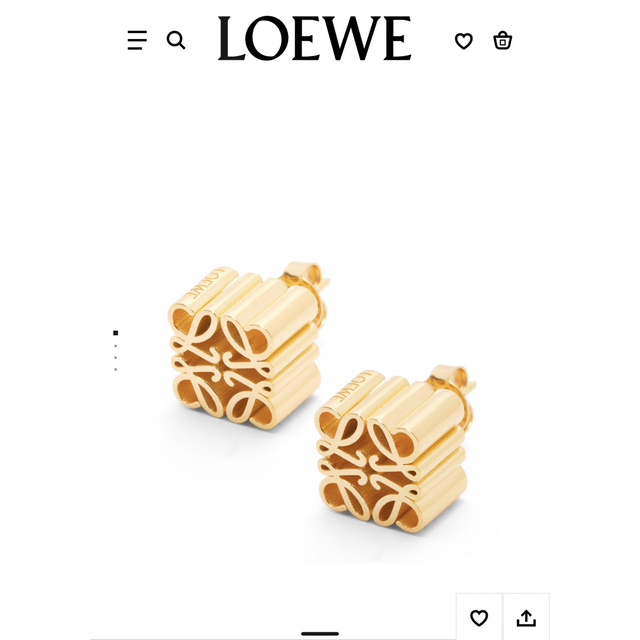 LOEWE(ロエベ)のLOEWE ロエベ アナグラム スタッド ピアス  レディースのアクセサリー(ピアス)の商品写真