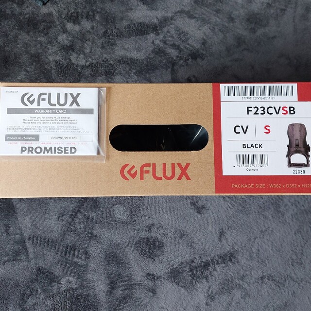 最終値下‼️新品未開封■FLUX 22-23 CV ビンディング【S】定価