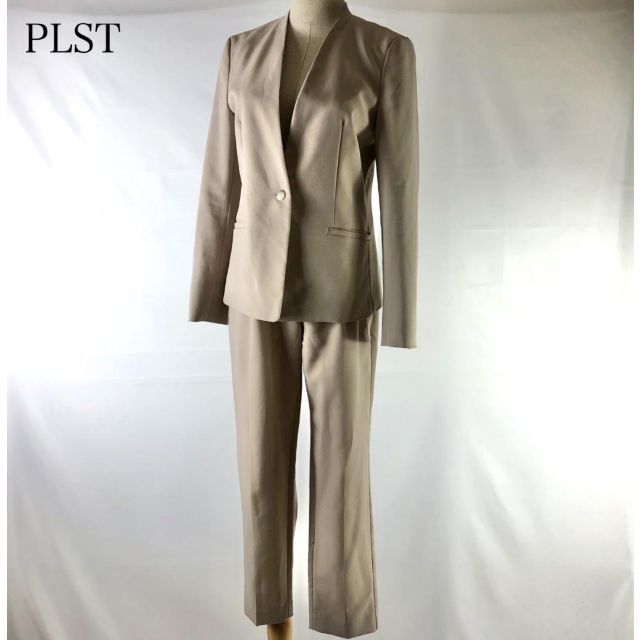 贈答品 PLST プラステ ノーカラー フォーマルスーツ ワンピース