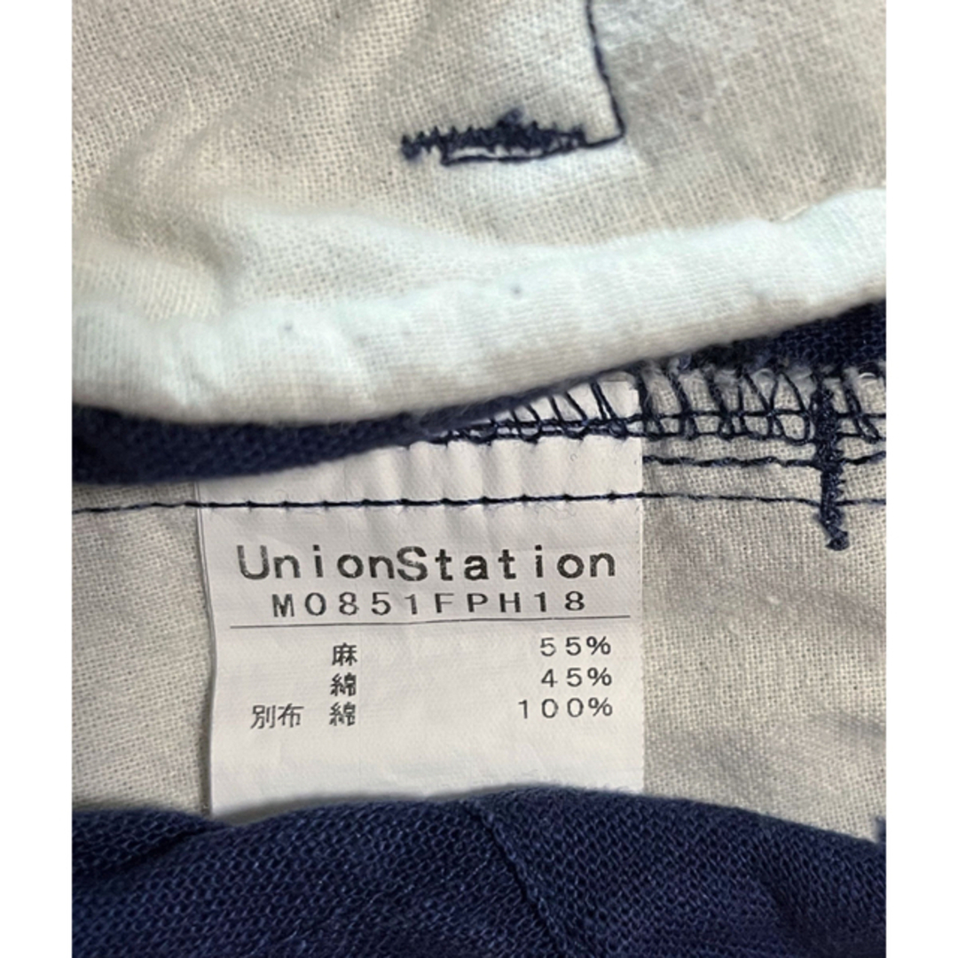 UNION STATION(ユニオンステーション)のメンズ UNION STATION M ネイビー ハーフパンツ ショートパンツ メンズのパンツ(ショートパンツ)の商品写真