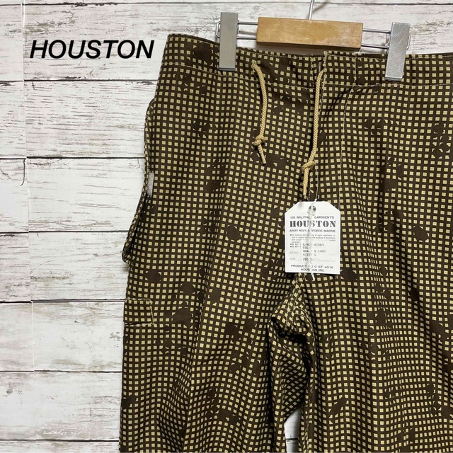 新品 HOUSTON カーゴパンツ タグ付き ミリタリー アメカジ