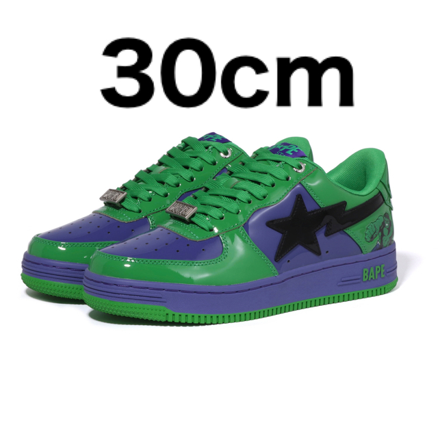 BAPE STA スニーカー メンズ 迷彩 US12 30cm