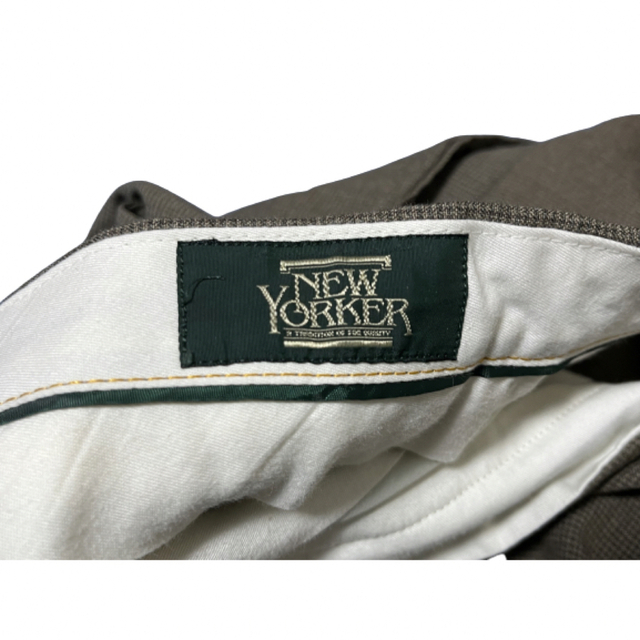 New yorker vintage check slacks pants