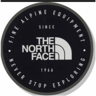 ザノースフェイス(THE NORTH FACE)の【未開封新品】ノースフェイス　ワッペン　アイロン　黒色　直径7センチ　簡単貼付け(その他)