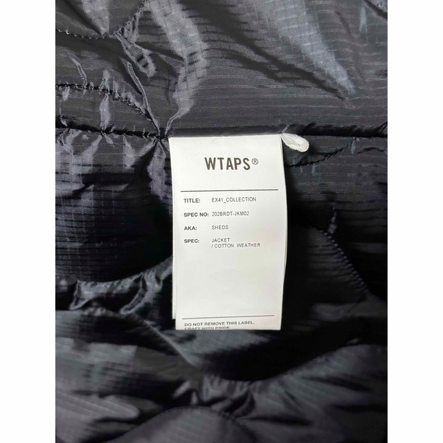 W)taps(ダブルタップス)のWTAPS SHEDS Lサイズ(03) 黒 メンズのジャケット/アウター(ミリタリージャケット)の商品写真