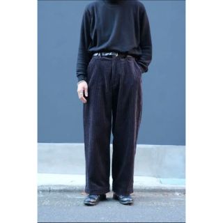 universalproducts  ジャンボコーデュロイパンツ　black(スラックス)