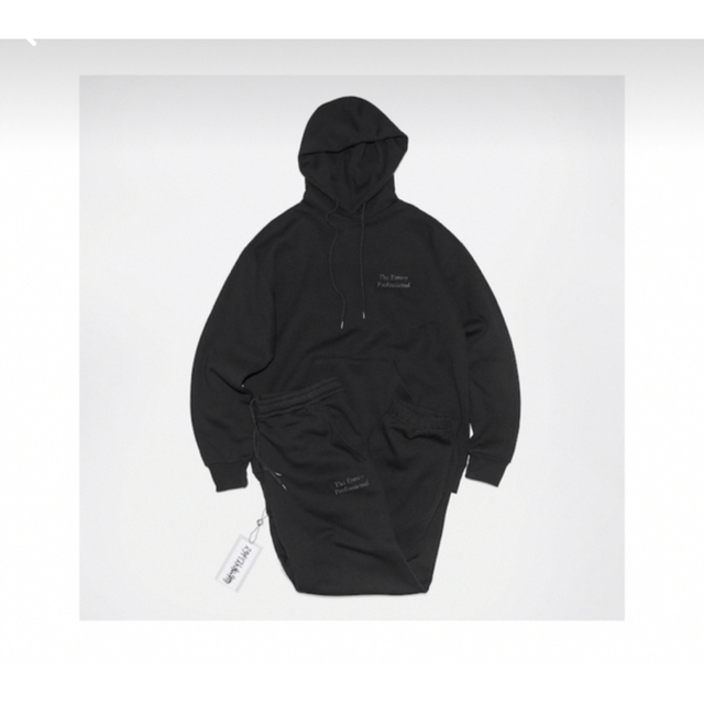 ennoy HOODIE＋SWEAT PANTS (BLACK) M