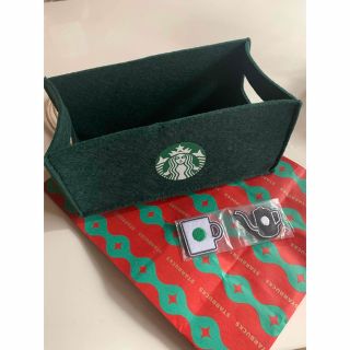 スターバックスコーヒー(Starbucks Coffee)のスターバックス クリスマスホリデー2022第2弾◆◆フェルトボックス◆◆(ノベルティグッズ)