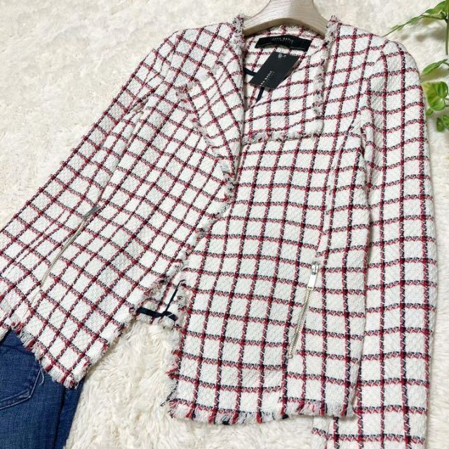 ZARA ツイードジャケット トップス カーディガン