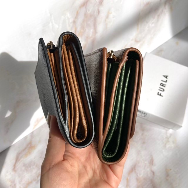 フルラ DAFNE 新品 ミニ財布 折り財布 コンパクト シンプル バイカラー